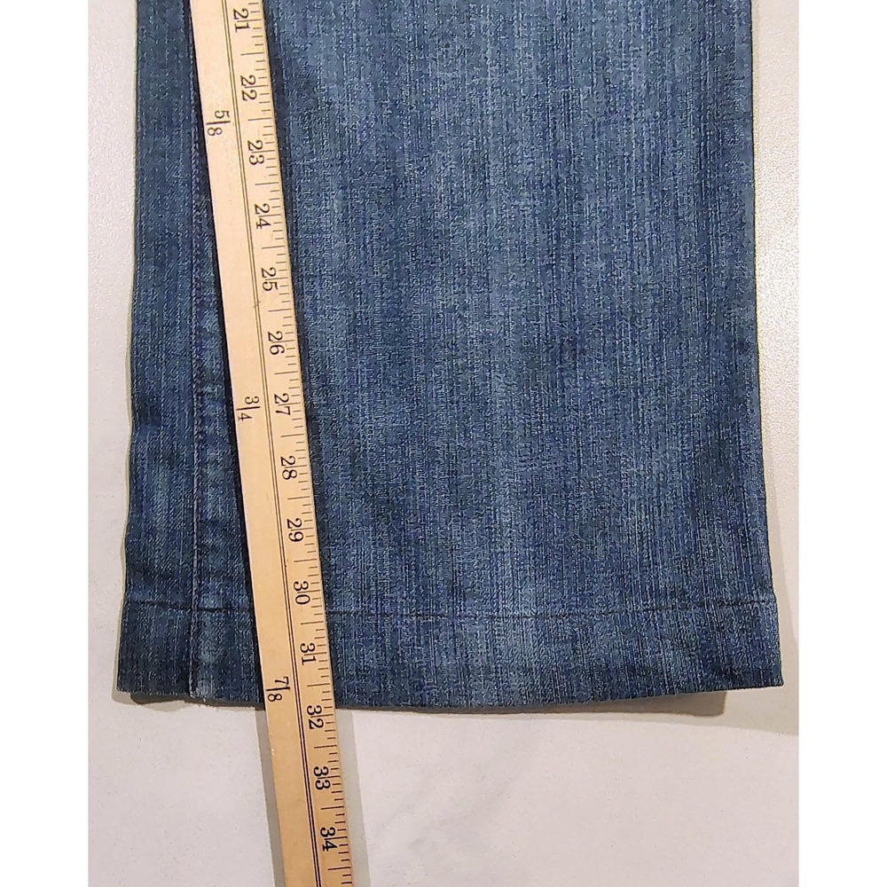 7 For All Mankind Dojo Women Bootcut Flare Jeans Blue Size 32 Mid Rise Denim USA - Picture 16 of 16